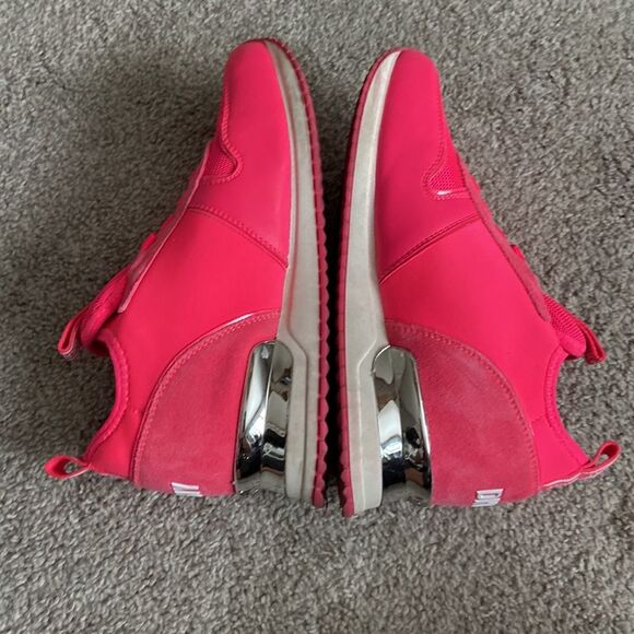 DKNY Womens Sabatini Pink Fitness Gym Trainers Sock Sneakers‎ 8.5 - Picture 5 of 6